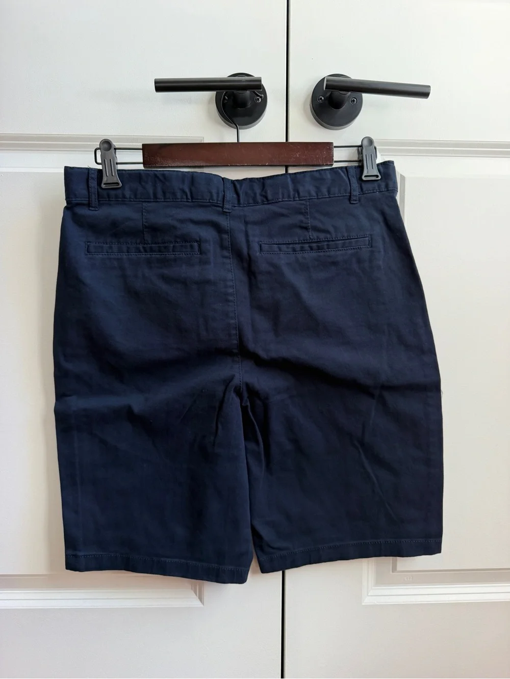NWOT Children's Place Boys Uniform Stretch Chino Shorts 2-Pack Navy size 14